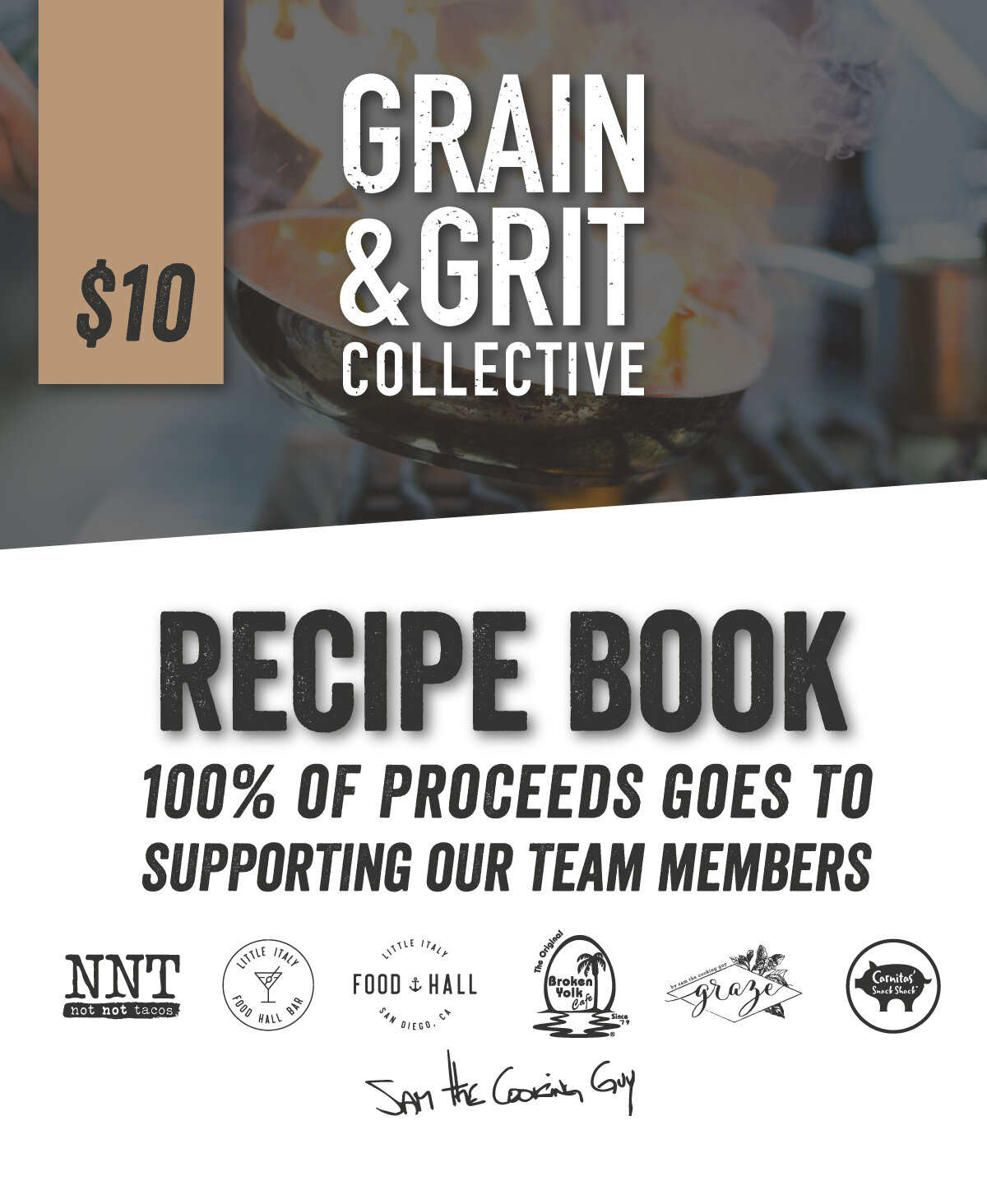 Grain & Grit Collective Recipe Book proceeds go to relief fund