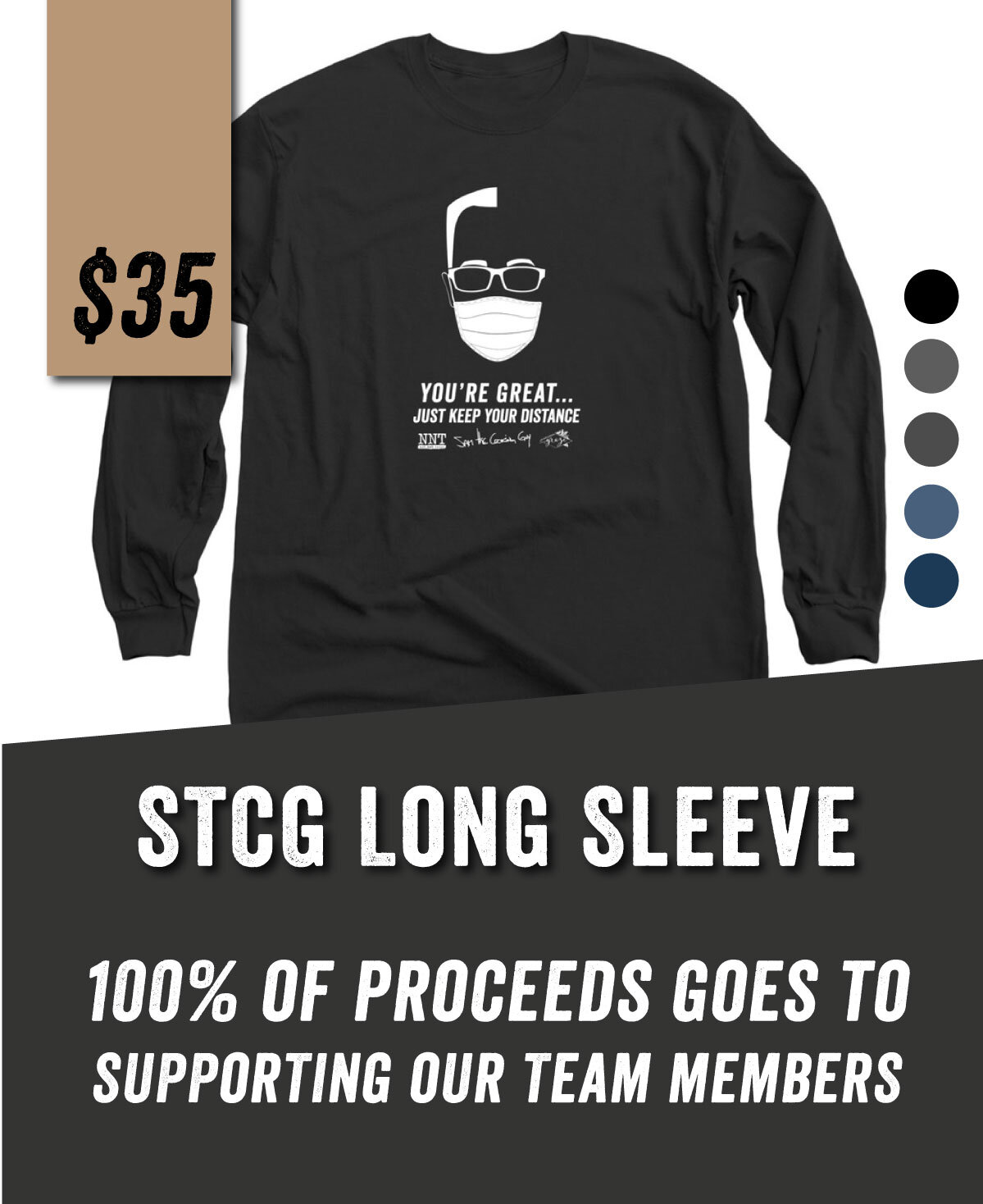 Sam The Cooking Guy shirt for relief fund